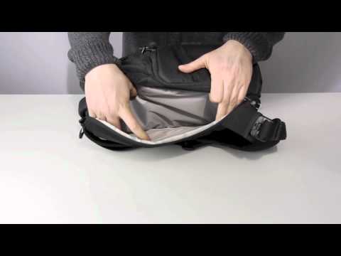 Pacsafe Sling-Fotorucksack Camsafe Venture V16 schwarz Anti-Diebstahl - by www.enjoyyourcamera.com