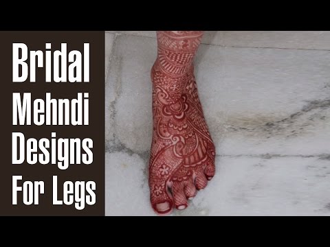 あなたがしなければならない足のための顕著なブライダル メーンディ デザイン (Outstanding Bridal Mehndi Designs For Legs That You Must Try)