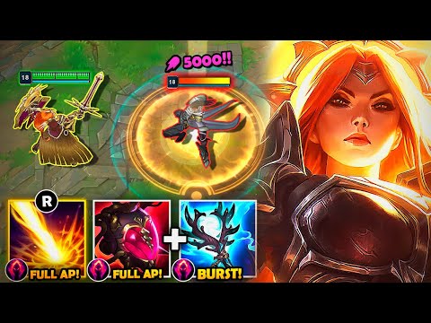 LEONA PERO FULL AP Y CADA R QUITA EL 90% DE VIDA | LOL CLIPS #3