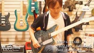 Video thumbnail for Blue Guitars - SAITO GUITARS / S-622JMC Ash/Maple & Alder/Rosewood by Blue Guitars
