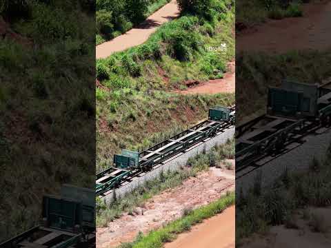 PRIMEIRO TREM INTERMODAL 2026 PASSANDO EM NOVA VENEZA #brasil #goiás  #railway #Intermodal #fns