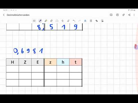 Dezimalbrüche runden