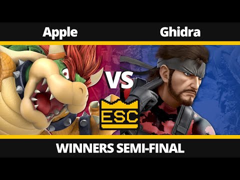 ESC 42 - Winners Semi-Final - Apple (Bowser) Vs. Ghidra (Snake) - SSBU UK Local Tournament