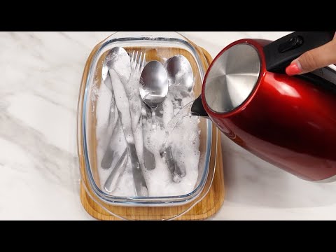 Besteck strahlt wie neu ohne Aufwand!