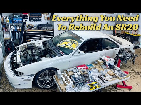 Everything You Need To Rebuild An SR20 | SR20DET Rebuild Pt. 5