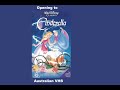 Opening To Cinderella Australian VHS