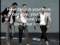 How Deep Is Your Love Akcent with lyrics YouTube ...