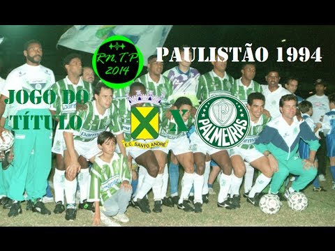 Santo André 0 x 1 Palmeiras - Campeonato Paulista 1994|Jogo do Título| - Gol