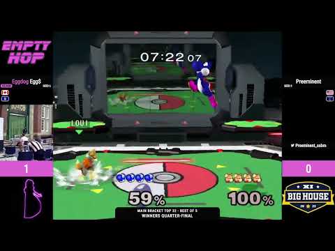 Preeminent (Fox) vs. Egg$ (Yoshi) - Melee Singles Winners Quarters - Empty Hop