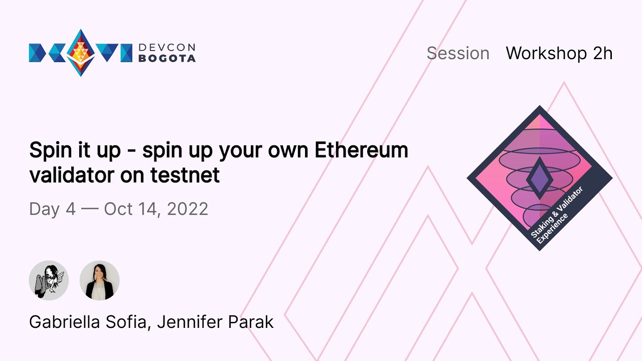 Spin it up - spin up your own Ethereum validator on testnet preview