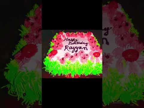 Happy birthday dear rayyan #viral #viralvideo #cakedecorating #cake