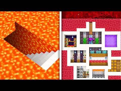 How to Build a Secret Nether Base in Minecraft!