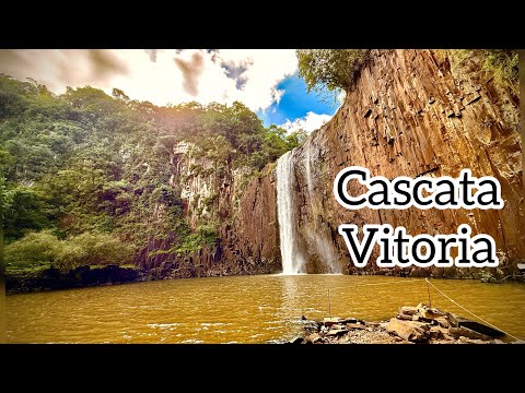 DRONE NA CASCATA VITÓRIA: O Paraíso Natural a 70km de Porto Alegre que você precisa visitar!