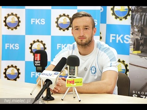 Mikrofon FKS#7: SEBASTIAN GŁAZ zawodnik Stali Mielec przed meczem z MKS Kluczbork