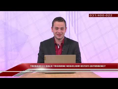 TV REPLIKA 21.05.2020. - TREBAJU LI I DALJE TRGOVINE NEDJELJOM OSTATI ZATVORENE?