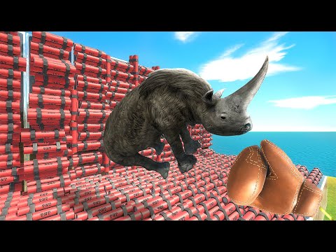 Don't Get Pushed into TNT by Glove Punch - Animal Revolt Battle Simulator