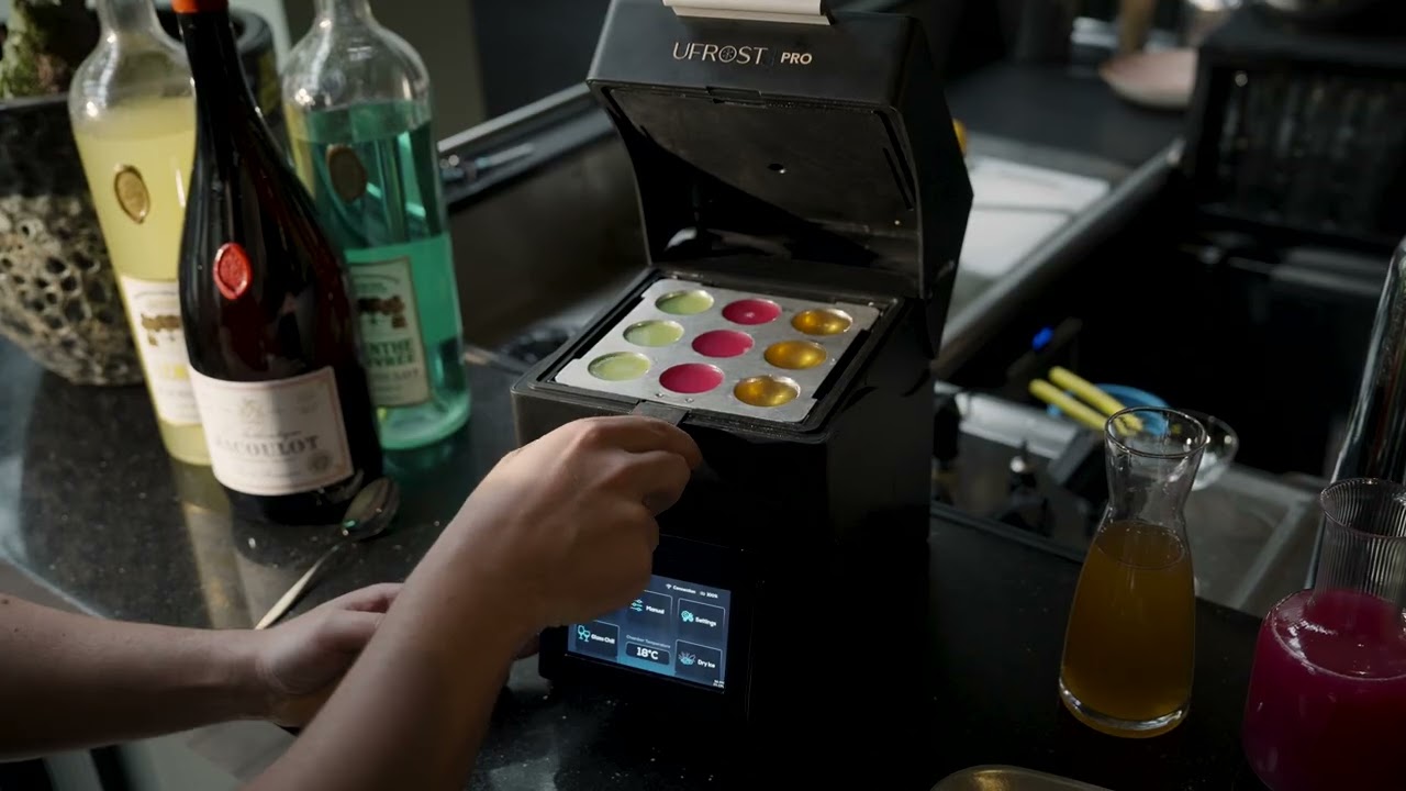 Vidéo de surgélation éclair uFrost