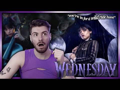 watching WEDNESDAY to see what all the hype is about!! ~episode 1~ *wednesday reaction*