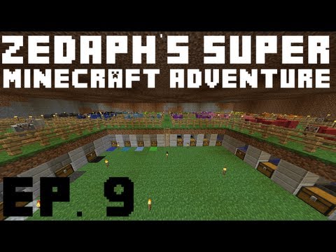 Zedaph's Super Minecraft Adventure: E9 - The Wonderful Wool Room