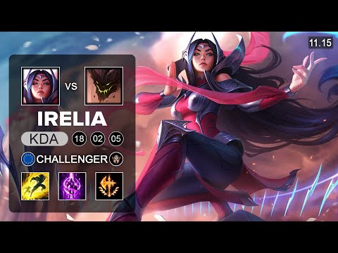 Irelia Top vs Malphite - EUW Challenger Patch 11.15