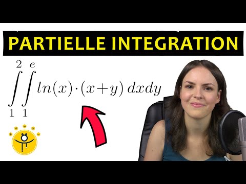 Partielle INTEGRATION mehrdimensional – Doppelintegral berechnen