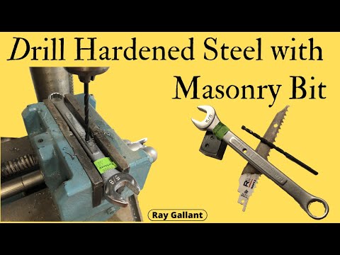 Drilling Hardened Steel With Masonry Bits