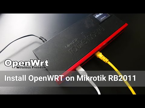 OpenWRT - Install OpenWRT on Mikrotik RB2011