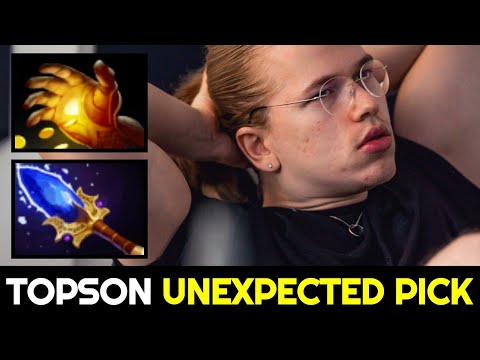 TOPSON Unexpected Pick Outworld Destroyer with First Item Hand of Midas 7.32d Dota 2