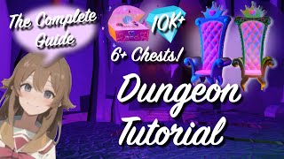 Complete Dungeon Tutorial + Chest Locations & Obby Tips! | Royale High Roblox