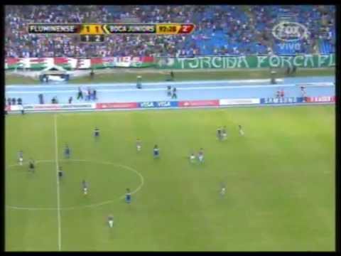 Gol de Silva Fluminense 1 Boca 1