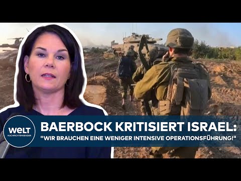 Video Thumbnail: BAERBOCK KRITISIERT ISRAELS GAZAEINSATZ: "Wir brauchen eine weniger intensive Operationsführung!"