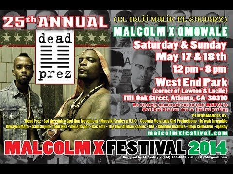25th Annual Malcolm X Festival 2014 part 3 (Dead Prez)