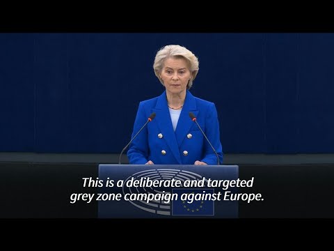EU 'must respond' to Russia's hybrid warfare, says von der Leyen | AFP
