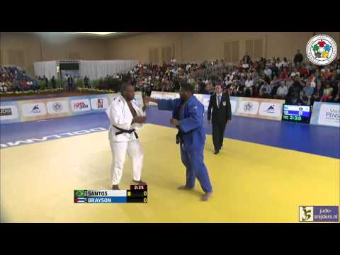 Judo 2013 Grand Prix Miami: Santos (BRA) - Brayson (CUB) [+100kg] bronze