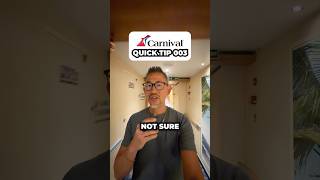 Carnival Cruise Quick Tips - 003