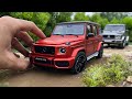 Unboxing Mercedes AMG G63 1 18 Scale Offroading Test Diecast Model Car