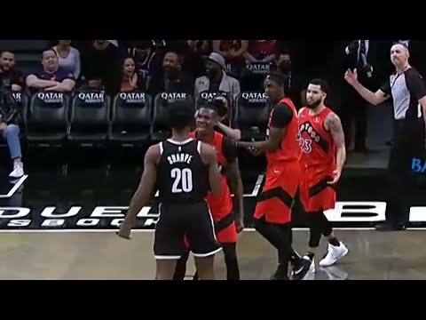 Chris Boucher trying to get himself ejected