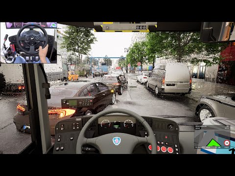 The Bus - Early access gameplay - Dynamic weather | Thrustmaster T300RS - YouTube