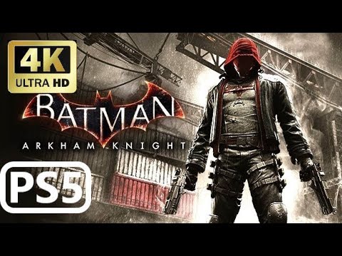 BATMAN PS5 Gameplay 4K ULTRA HD DC SUPERHERO -  Red Hood Batman Arkham Knight