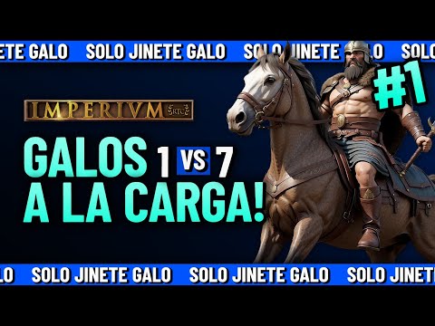 Can the Gallic Rider alone win a 1v7? 🐴😱 With high population! 👥 | IMPERIUM 3 (Part 1)