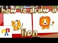 How To Draw A Cartoon Lion