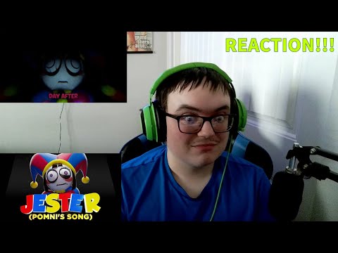 JESTER (Pomni's Song) Feat. Lizzie Freeman - Black Gryph0n REACTION!!!