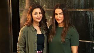 Parineeti Chopra At The First Recording Of 'No Filter Neha' With Neha Dhupia