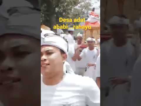 tradisi desa adat ababi...rahayu