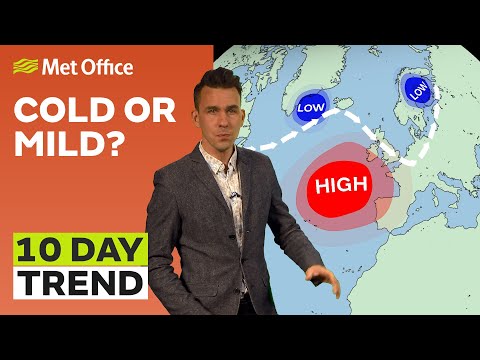 10 Day Trend 25/01/2023 – Back to average? - Met Office Weather Forecast