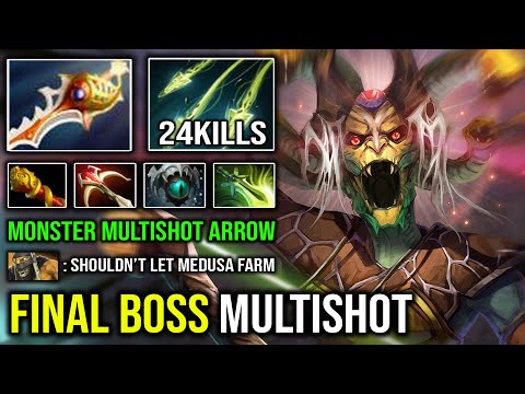 This HAPPEN When You Let Medusa Become Final Boss | EPIC Split Shot Arrow with Butterfly Rapier DotA