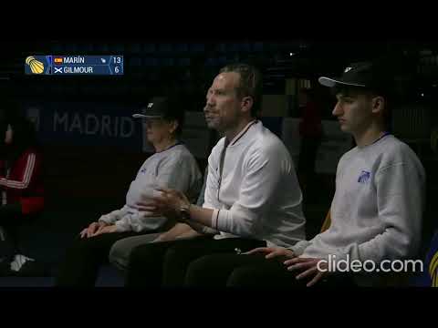 Carolina Marin vs Kirsty Gilmour European championship 2022 final