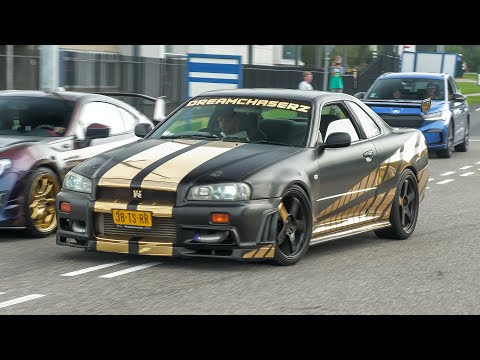 JDM Cars Arriving at Go Japan 2023 - Pandem Skyline, Top Secret GT-R, 800HP Skyline R33, 1JZ Silvia
