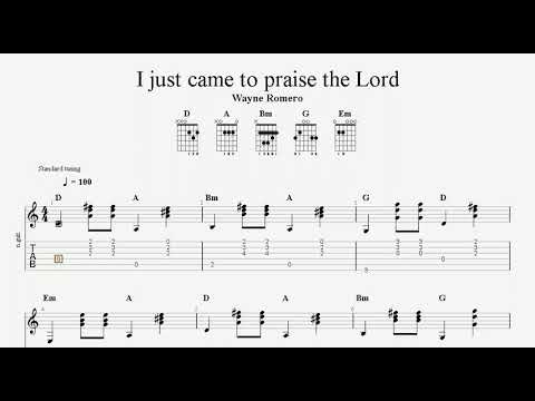 I Came To Praise The Lord - Misc Traditional