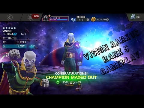 Vision Aarkus Goes To Rank 5 | 16th 5 Star Rank 5 | Marvel Contest Of Champions